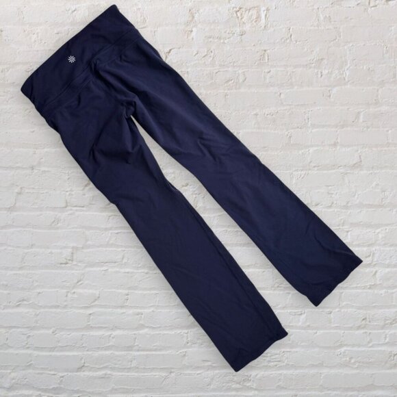 ATHLETA Straight Up Navy Blue Stretch Yoga Workout Pants S - Picture 5 of 6